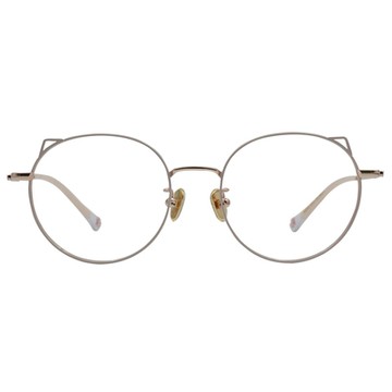 K-DESIGN動物聯萌 | 萌Q貓耳 圓框眼鏡 | 萌粉