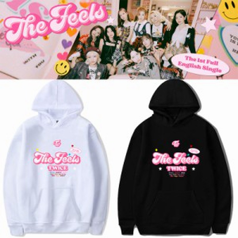 送料無料 Twice The Feels 韓流グッズ パーカー スウェット フード付き 春秋 周辺 応援服 打歌服カジュアルウェア ペ 通販 Lineポイント最大get Lineショッピング