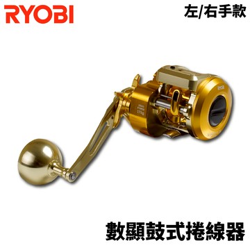 RYOBI VARIUS GD300 數位顯示計米船釣鼓捲 小搞搞捲線器 船釣捲  E357