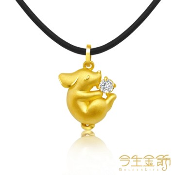 今生金飾 全心為你墜 黃金墜飾