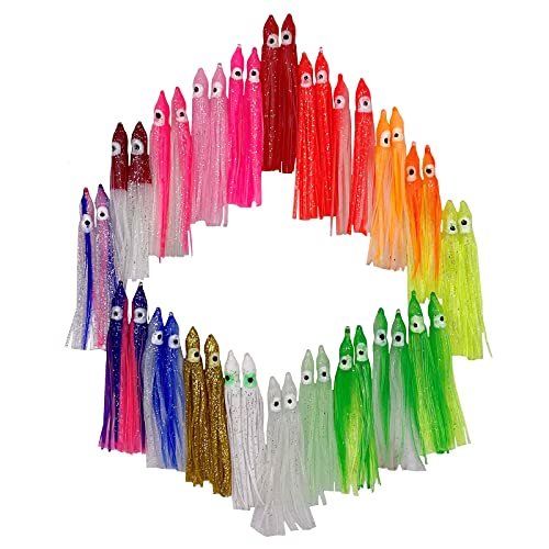 ルナリ タコベイト 大容量 カラフル 40本 ルアー 疑似餌 仕掛け 自作 タコエギ インチク 青物 タチウオ アジ 鮭 9cm 通販 Lineポイント最大0 5 Get Lineショッピング