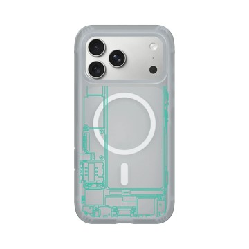 iPhone 17 Pro Max AirX 流變灰 - JOCR - Inside an iPhone - Green