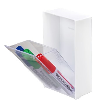 磁吸收納盒 強力磁吸 帶蓋防塵  磁吸設計 白色  1組