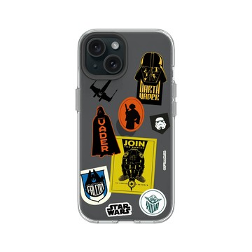 iPhone 15 Clear 透明 - 迪士尼-星際大戰 Star Wars - 星球大戰-貼紙系列