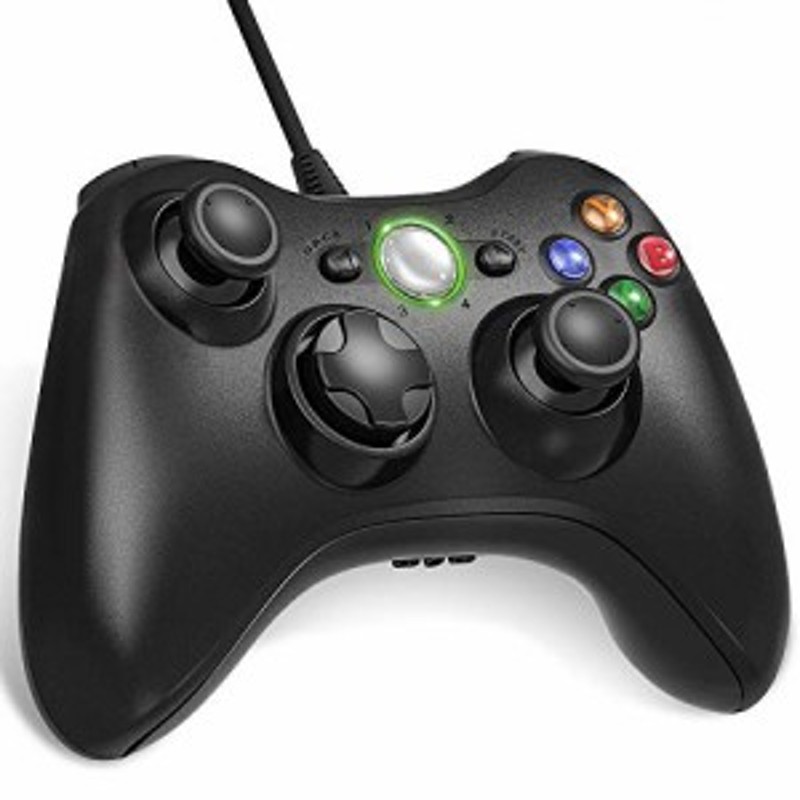 Xbox 360 コントローラー Nuyoo Pc Usb ゲームパッド 有線ゲームパッド Microsoft Xbox Slim 360 Pc Windows 7に対応 通販 Lineポイント最大1 0 Get Lineショッピング