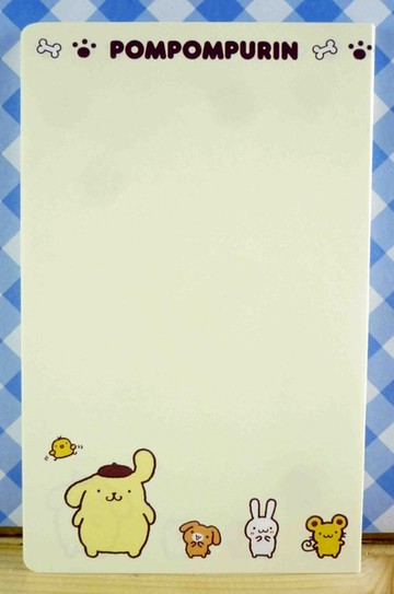 【震撼精品百貨】Pom Pom Purin 布丁狗~布丁狗便條-黃站