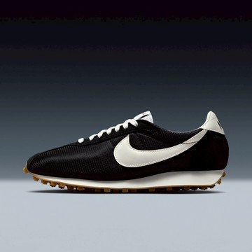 NIKE W LD-1000 黑白 透氣 窩夫格紋 復古 扁鞋 運動鞋 女鞋【HF3227-001】