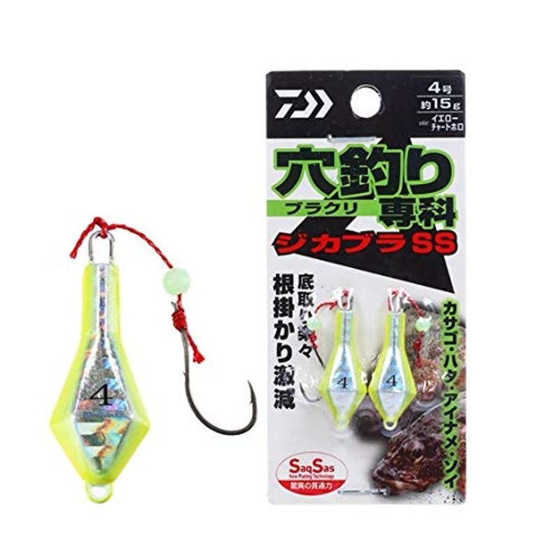 ダイワ(DAIWA) 穴釣り専科 ジカブラSS イエロ-チャートホロ 4号 通販 LINEポイント最大0.5%GET LINEショッピング