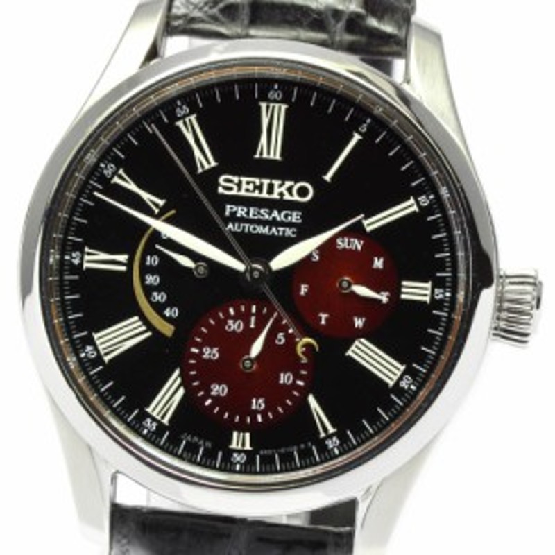 ☆良品☆内箱・保証書付き【SEIKO】セイコー プレサージュ 漆・白檀塗 ...