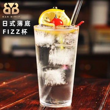 酒吧調酒 日式薄底杯FIZZ杯雞尾酒杯金湯力杯海波杯金非士杯