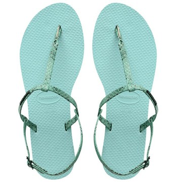 havaianas 哈瓦士 巴西人字拖 女款 You riviera croco 薄荷綠蛇皮帶 涼鞋 拖鞋 夾腳拖 海灘鞋＊夏日微風＊｜夏日微風↘限時下殺