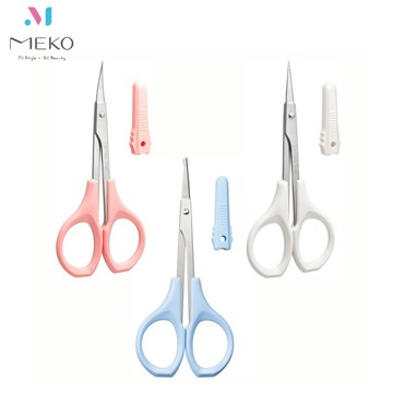 MEKO 攜帶型小剪刀 (3款任選) 修眉剪/ 直剪彎剪/ 鼻毛剪/ 甘皮剪/ 修容剪【官方旗艦館】