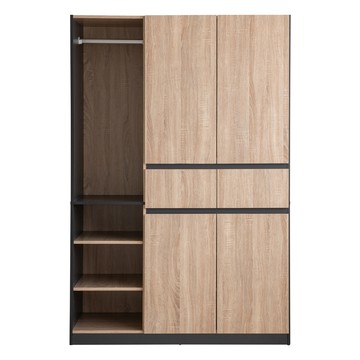 米勒3D加高質感大容量衣櫥 豪華雙色款