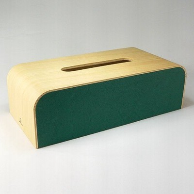 ヤマト工芸　YK05-108-Gr　COLOR BOX　（ティッシュケース）　グリーンお取り寄せ製品BOX　ティッシュボックス　ティッシュケース　yamatojapan