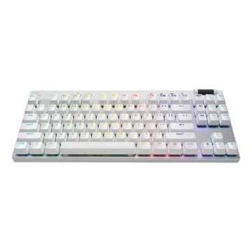 logitech G 羅技G 磁性類比式鍵軸有線電競鍵盤  白色  PRO X TKL RAPID  製造商軸