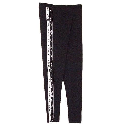 RVCA ルーカ レディース SIDE LOGO LEGGINGS サイド テープ ロゴ ...