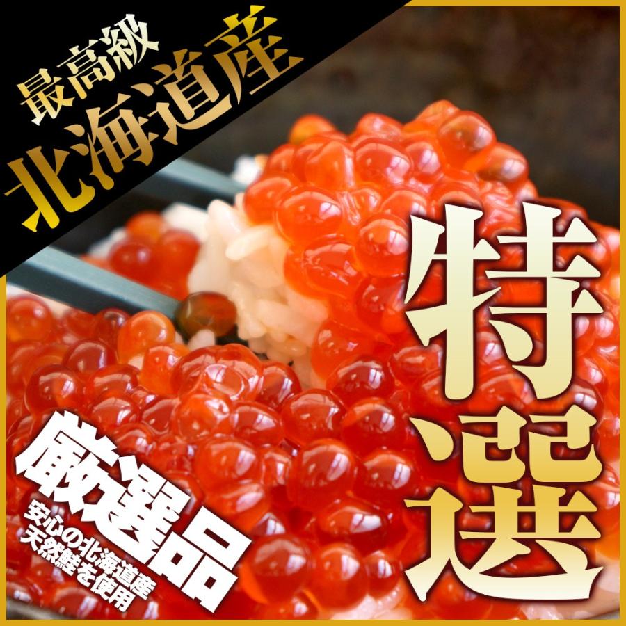 北海道産 特選イクラ 醤油漬け 最上級品 500g 北海道から発送