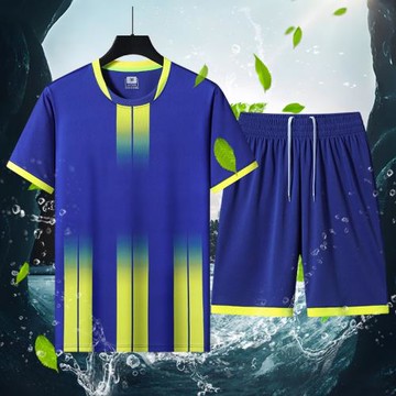 (免運)新款運動套裝男夏季潮流休閑冰絲短袖短褲男士跑步運動服兩件套