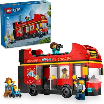 ||高雄 宅媽|樂高 積木|| LEGO“60407 紅色雙層觀光巴士“