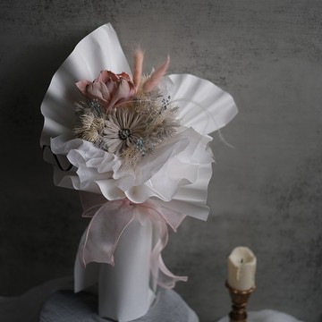 【嫁紗】乾燥花束 索拉花