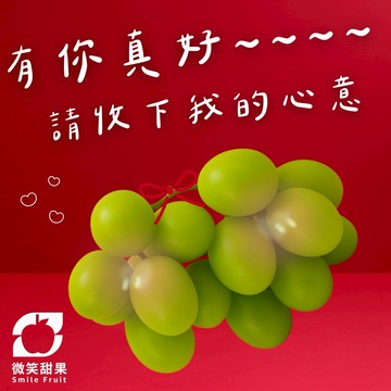 快速出貨｜生日禮｜節日送禮｜秋季必吃秋脆綠葡萄｜無籽葡萄｜秘魯進口｜香甜爆汁｜Q脆爽口【微笑甜果】