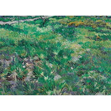 P2 - 名畫系列-梵谷-有蝴蝶的長草地 520片拼圖 25-063