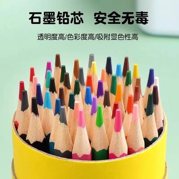 🔥桃園出貨🔥得力彩鉛油性彩色鉛筆48色兒童繪畫美術生無毒塗色...
