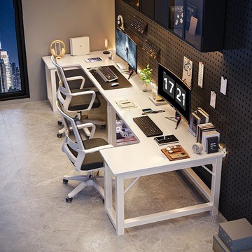 免運 可開發票 轉角書桌 電腦桌 電競桌轉角書桌書架一體學生桌子臺式電腦桌拐角臥室家用辦公桌子 台灣公司貨 快速出貨