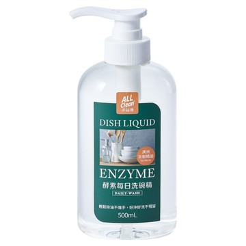 do it 多益得 ALL Clean 茶樹精油酵素每日洗碗精 500ml 輕鬆除油不傷手  1瓶