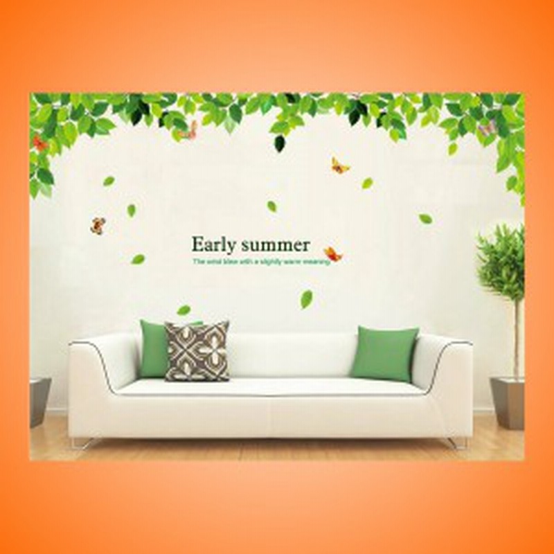 ウォールステッカー 花 木 植物 北欧 ツリー アイビー 緑 壁シール おしゃれ 簡単 壁紙 かわいい シール 猫 グリーン キッチン 葉 ちょう 通販 Lineポイント最大1 0 Get Lineショッピング