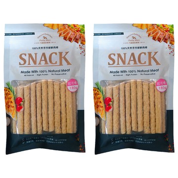 PettyMan 起司棒 100%天然手作新鮮肉條 高蛋白  起司  180g  2包