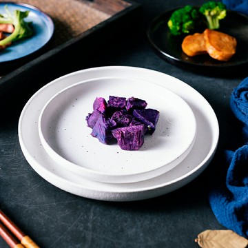 日式餐具網紅創意擺盤特色白色盤子蛋糕甜品小吃碟子意面深盤菜盤