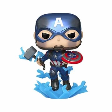 彭大商城 Funko #1198 漫威 終局之戰 美國隊長w/錘 鑽石閃光/夜光