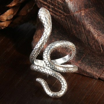 【巴黎精品】現貨+預購 S925手工純銀戒指足銀泰銀戒子男尾戒情侶對戒情人節禮物-纏繞招財男女飾品a1kj15