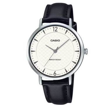 【CASIO 卡西歐】氣質復古皮革錶 LTP-VT04L-7A2