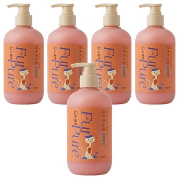 Fur Pure 毛寵淨 貓用寵物沐浴乳  5個  500ml