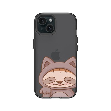 iPhone 15 Clear 酷墨灰 - Keigo - Sleepy Sloth