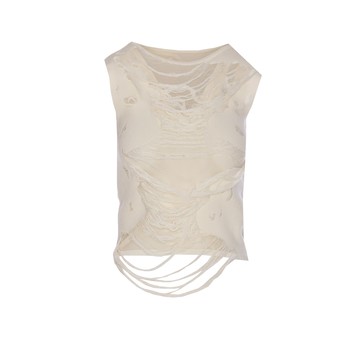 MM6 Maison Margiela Distressed Top