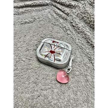 愛心適用airpods4保護套airpodspro2保護套airpods4代耳機殼三四代蘋果耳機保護套airpods3套藍牙耳機保護套