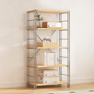 【AOTTO】無印風多功能自由調節四層置物架(置物架 層架 收納架)