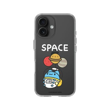 iPhone 16 Clear 透明 - 貓貓蟲咖波 Bugcat Capoo - 咖波漂浮星球