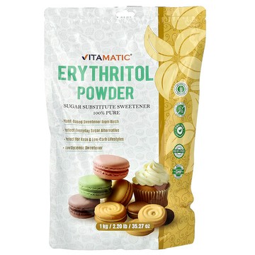 Vitamatic, Erythritol Powder, 35.27 oz (1 kg)