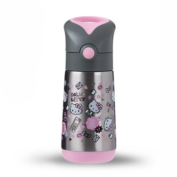 澳洲 b.box - Kitty不鏽鋼吸管保冷杯-百變Kitty-350ml