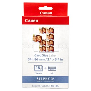 Canon 佳能 KC-18IL 墨盒 標籤  54 x 86mm  1盒