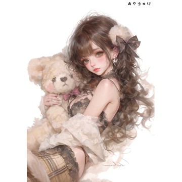 【3 月新品 2】07-095-0044 人物貼紙 動物與可愛蕾絲