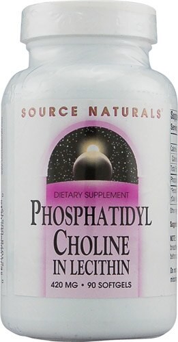 Source Naturals Phosphatidyl Choline In Lecithin 420 mg - 90 Softgels