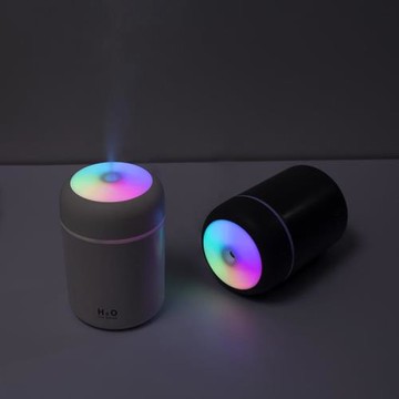 新款炫彩杯加濕器usb充電家用車載迷你空氣凈化器簡約夜燈