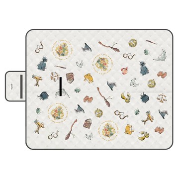 Harry Potter 哈利波特 六層升級防水野餐墊  150 x 200cm  霍格華茲 白色