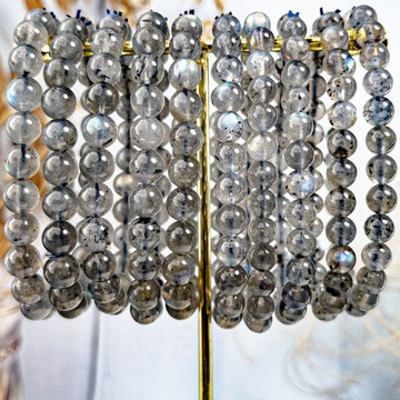 【帶礦感拉長石】高CP值天然拉長石 水晶手串手鍊/可挑款