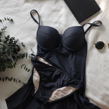 韓國ins泳衣女夏2026裙式保守顯瘦遮肚分體鋼托小胸聚攏溫泉泳裝